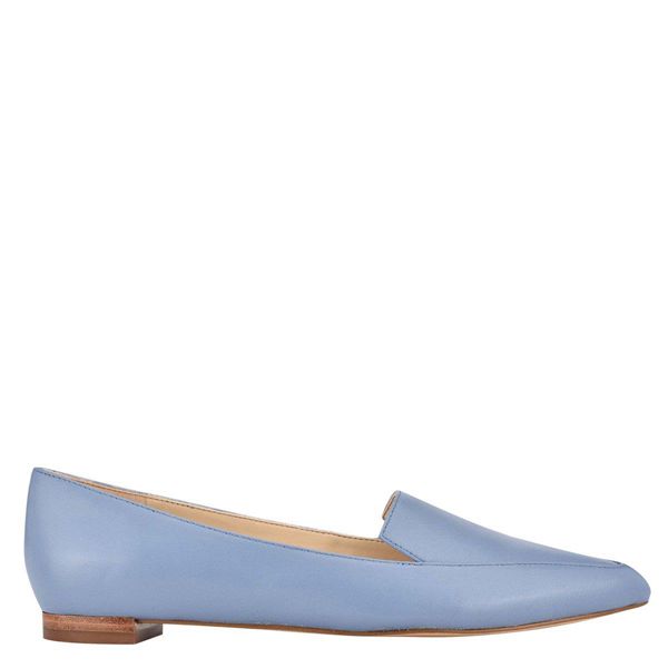 Nine West Abay Blue Loafers | South Africa 43L62-3T54